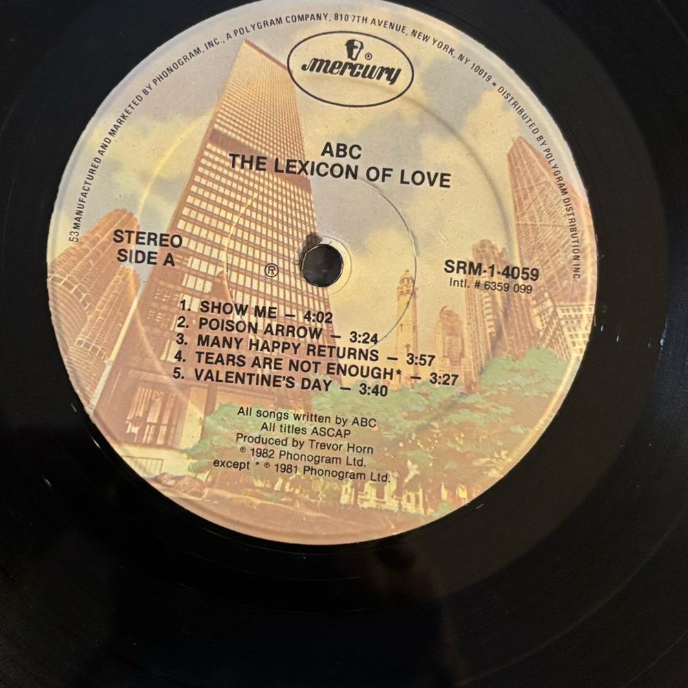 ABC The Lexicon of Love Vinyl Record by Mercury Records - Picture 11 of 11